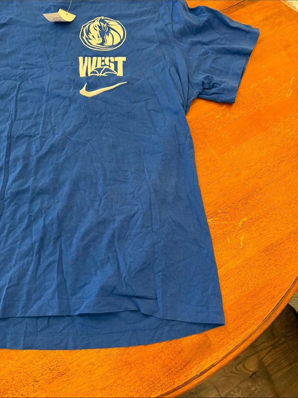 Nike Royal Blue Dallas Mavericks Graphic Tee xxl West